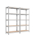 Schwerlastregal GLR040E02 silber 90,0 x 40,0 x 180,0 cm