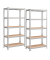 Schwerlastregal GLR040E02 silber 90,0 x 40,0 x 180,0 cm