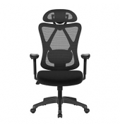 Bürostuhl, OBN063B01 Stoff schwarz