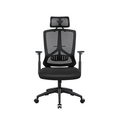 Bürostuhl, OBN53BK Stoff schwarz