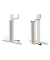 Sitz-Steh-Schreibtisch Move 1 advance, elektrisch höhenverstellbar, 74-123cm (H), 140x80cm (BxT), rechteckig, ahorn / weiß/ahorn