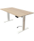 Sitz-Steh-Schreibtisch Move 1 advance, elektrisch höhenverstellbar, 74-123cm (H), 160x80cm (BxT), rechteckig, ahorn / weiß/ahorn