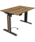 Sitz-Steh-Schreibtisch Move 1 advance, elektrisch höhenverstellbar, 74-123cm (H), 120x80cm (BxT), rechteckig, eiche / anthrazit/