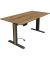 Sitz-Steh-Schreibtisch Move 1 advance, elektrisch höhenverstellbar, 74-123cm (H), 160x80cm (BxT), rechteckig, eiche / anthrazit/