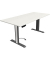 Sitz-Steh-Schreibtisch Move 1 advance, elektrisch höhenverstellbar, 74-123cm (H), 180x80cm (BxT), rechteckig, weiß / anthrazit/w