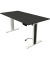 Sitz-Steh-Schreibtisch Move 1 advance, elektrisch höhenverstellbar, 74-123cm (H), 160x80cm (BxT), rechteckig, anthrazit / weiß/a