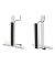 Sitz-Steh-Schreibtisch Move 1 advance, elektrisch höhenverstellbar, 74-123cm (H), 160x80cm (BxT), rechteckig, anthrazit / weiß/a