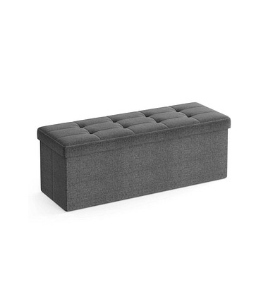 Sitztruhe LSF77K grau Stoff 110,0 cm Sitztruhe LSF77K grau Stoff 110,0 cm
