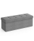 Sitztruhe LSF77G hellgrau Stoff 110,0 cm