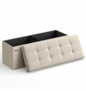 Sitztruhe LSF77BE beige Stoff 110,0 cm