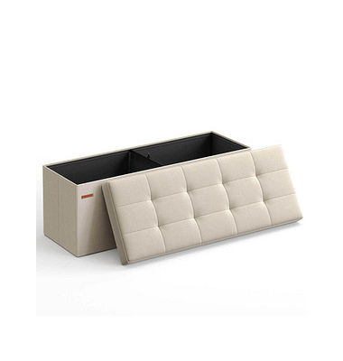 Sitztruhe LSF77BE beige Stoff 110,0 cm