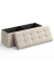 Sitztruhe LSF77BE beige Stoff 110,0 cm