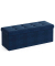Sitztruhe LSF77IN blau Stoff 110,0 cm