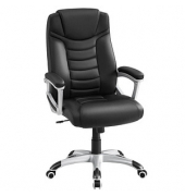 Chefsessel, OBG21B Kunstleder schwarz, Gestell