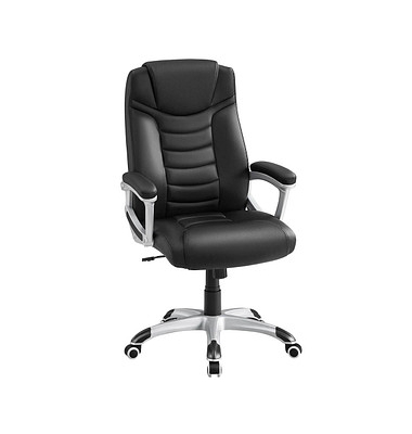 Chefsessel, OBG21B Kunstleder schwarz, Gestell