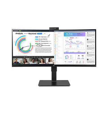 34BQ77QC-B Monitor 86,7 cm (34,0 Zoll) schwarz
