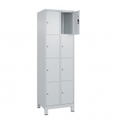 C+P Schließfachschrank Classic PLUS 2x4Fächer 1950x600x500mm l.grl.gr