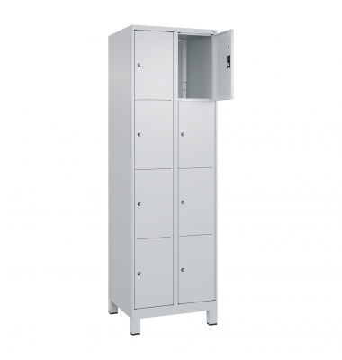 C+P Schließfachschrank Classic PLUS 2x4Fächer 1950x600x500mm l.grl.gr C+P Schließfachschrank Classic PLUS 2x4Fächer 1950x600x500mm l.grl.gr