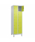 C+P Schließfachschrank Classic PLUS 2x5Fächer 1950x600x500mm l.grc.gn