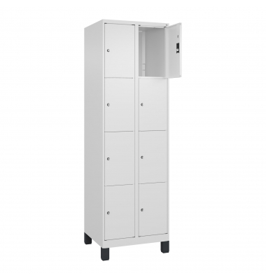 C+P Schließfachschrank Classic PLUS 2x4Fächer 1950x600x500mm wsws