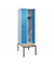 C+P Spind Classic PLUS 2Abteile 2120x600x815mm l.grl.bl