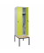 C+P Spind Classic PLUS 2Abteile 2120x600x815mm l.grc.gn