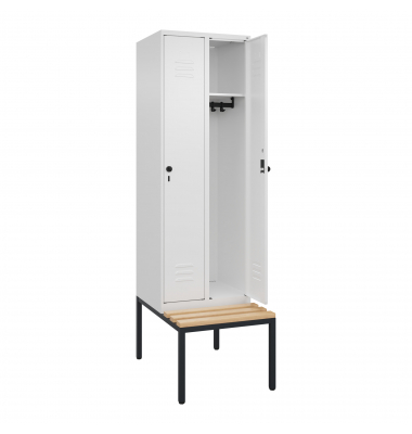 C+P Spind Classic PLUS 2Abteile 2120x600x815mm wsws