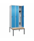 C+P Spind Classic PLUS 3Abteile 2120x900x815mm l.grl.bl