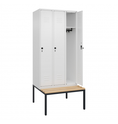 C+P Spind Classic PLUS 3Abteile 2120x900x815mm wsws