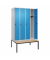 C+P Spind Classic PLUS 4Abteile 2120x1200x815mm l.grl.bl