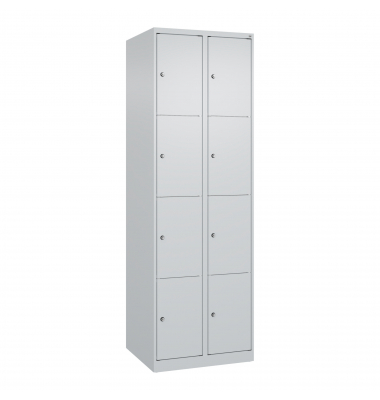 C+P Schließfachschrank Classic PLUS 2x4Fächer 1850x600x500mm l.grl.gr C+P Schließfachschrank Classic PLUS 2x4Fächer 1850x600x500mm l.grl.gr