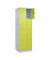 C+P Schließfachschrank Classic PLUS 2x4Fächer 1850x600x500mm l.grc.gn