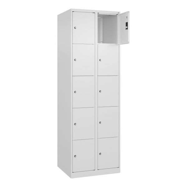 4067521350690 -  C+P Schließfachschrank Classic PLUS 2x5Fächer 1850x600x500mm wsws 4067521350690 C + P Möbelsysteme