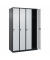 C+P Spind Classic PLUS 4Abteile 1850x1200x500mm s.grl.gr