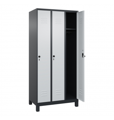 C+P Spind Classic PLUS 3Abteile 1950x900x500mm s.grl.gr