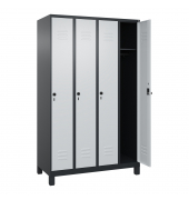 C+P Spind Classic PLUS 4Abteile 1950x1200x500mm s.grl.gr