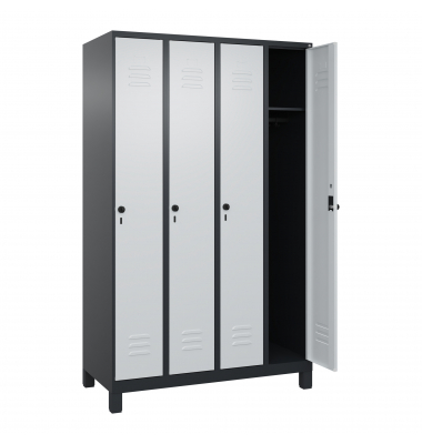 C+P Spind Classic PLUS 4Abteile 1950x1200x500mm s.grl.gr