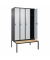 C+P Spind Classic PLUS 4Abteile 2120x1200x815mm s.grl.gr