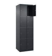 C+P Schließfachschrank Classic PLUS 2x4Fächer 1850x600x500mm s.grs.gr