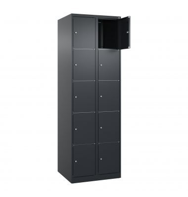 C+P Schließfachschrank Classic PLUS 2x5Fächer 1850x600x500mm s.grs.gr