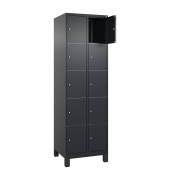 C+P Schließfachschrank Classic PLUS 2x5Fächer 1950x600x500mm s.grs.gr