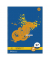 Collegeblock 040480015 Style Work flow, Muster, Lineatur 27 / liniert mit Rand innen/außen, A4, 70g, blau, 80 Blatt