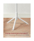 Kleiderständer RCR04WT weiß Holz 8 Haken 47,0 x 175,0 cm