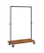 Rollgarderobe braun Metall 2 Haken 104,5 x 162,0 cm