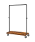 Rollgarderobe braun Metall 2 Haken 104,5 x 162,0 cm