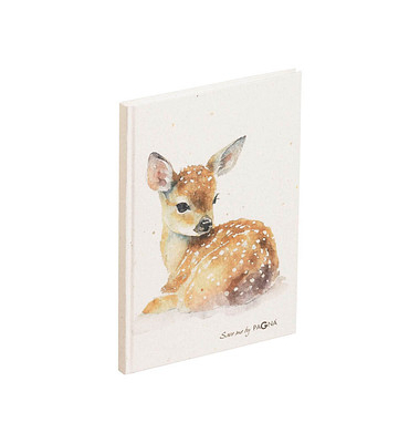 Notizbuch 26097-15, Save me, wei&szlig;, A5, punktkariert, 70g, 64 Blatt / 128 Seiten