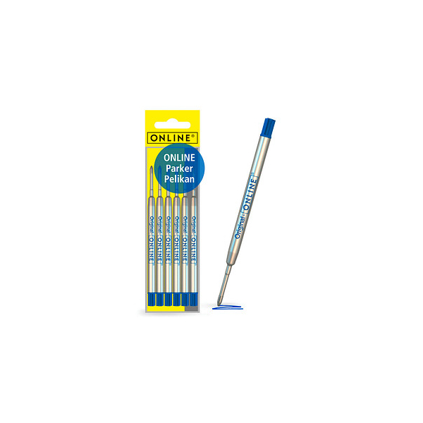 4014421700384 - Online International King Size Kugelschreibermine 70038 Medium 6 Stück 4014421700384 - Online International King Size Kugelschreibermine 70038 Medium 6 Stück