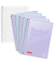 Collegeblock 10-6732794 Student Pastell, Lineatur 27 / liniert mit Rand innen/außen, A4, 90g, blau/violett, 80 Blatt