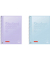 Collegeblock 10-6732794 Student Pastell, Lineatur 27 / liniert mit Rand innen/außen, A4, 90g, blau/violett, 80 Blatt