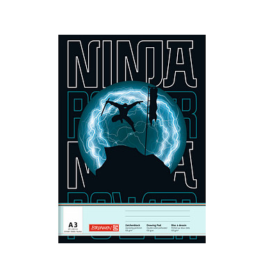 Zeichenblock Ninja Power DIN A3